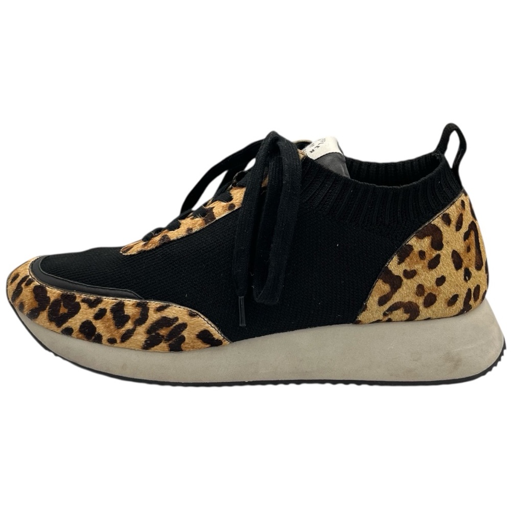 Loeffler Randall Remi Sneakers in Leopard Calf Hair US 9.5 - Picture 5 of 11